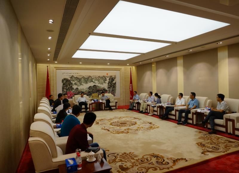 新乡市原阳县政协主席一行访问北京建工集团