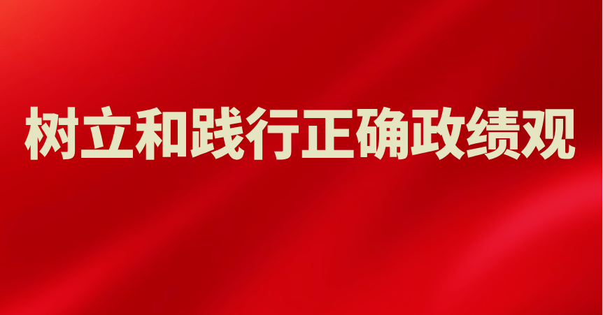 公司党总支召开树立和践行正确政绩观学习教育总结会